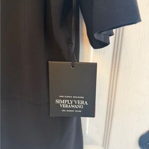 Simply Vera Vera Wang Classic Black wide leg jumpsuit!